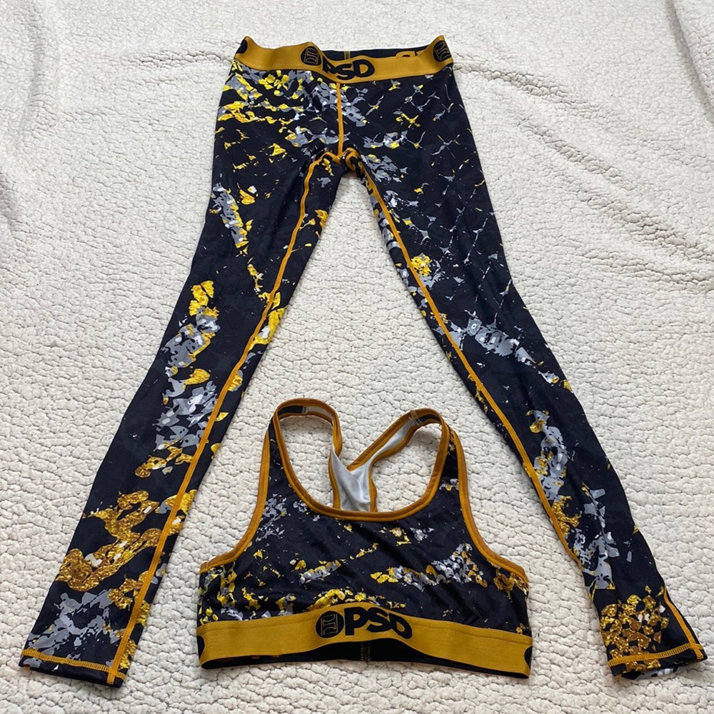 Nwot Leggings and sports bra set